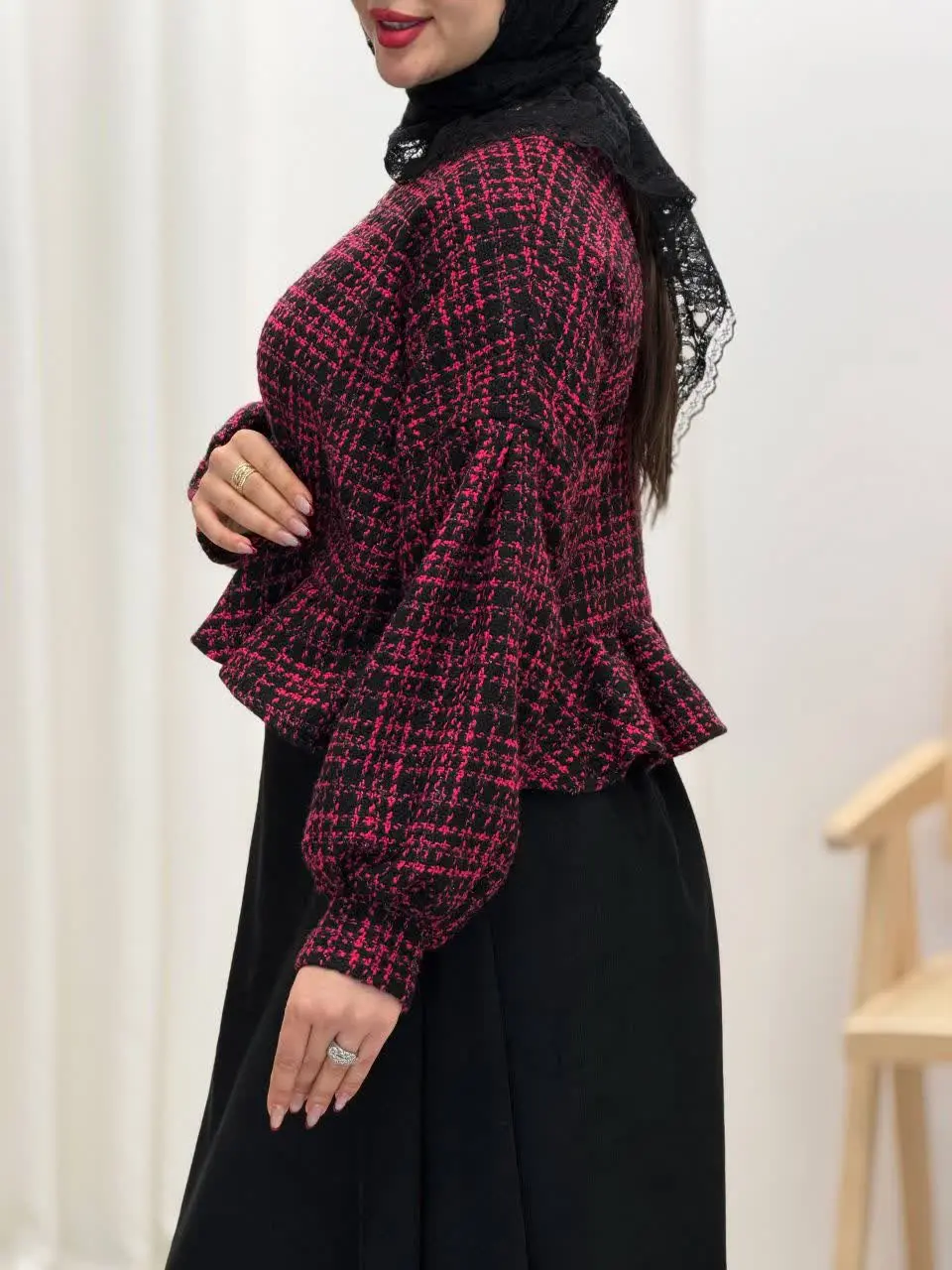 3905-کت و دامن شانی (ارسال از 27 آذر)